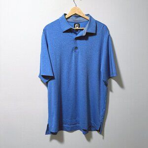 FootJoy ProDry Blue Heathered Golf Polo - Large